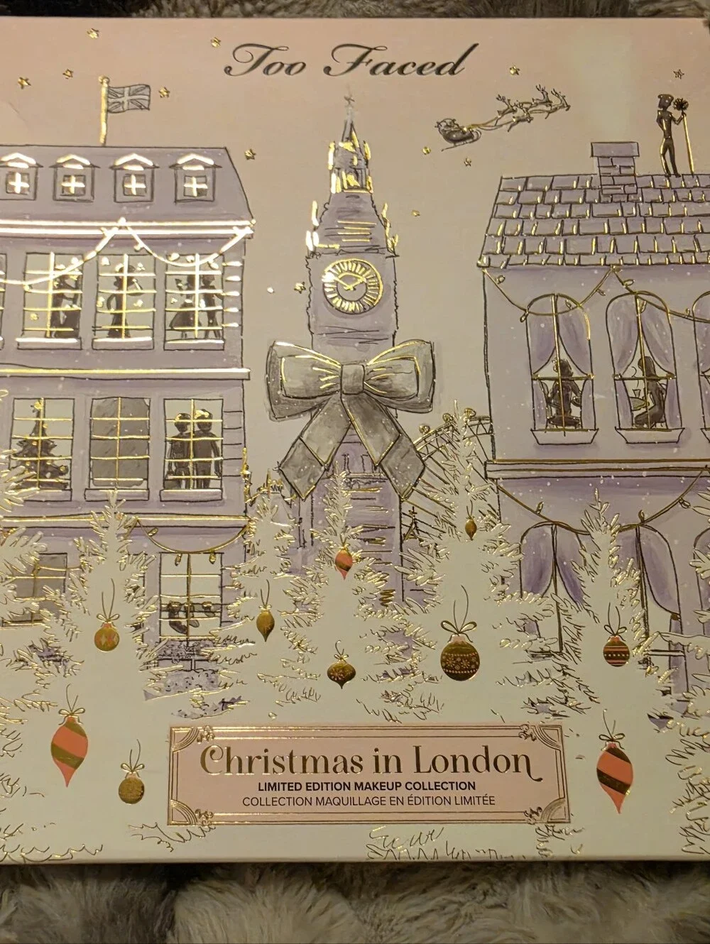 Too Faced Limited Edition Christmas in London Eyeshadow & Face Palette, NWT